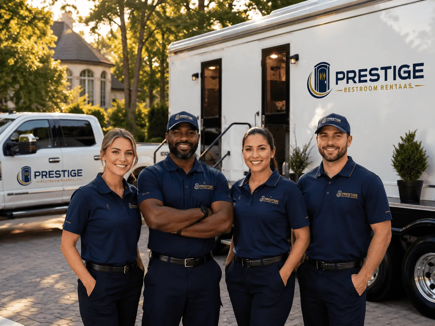 Trusted Luxury Portable Restrooms company in Grassflat, PA